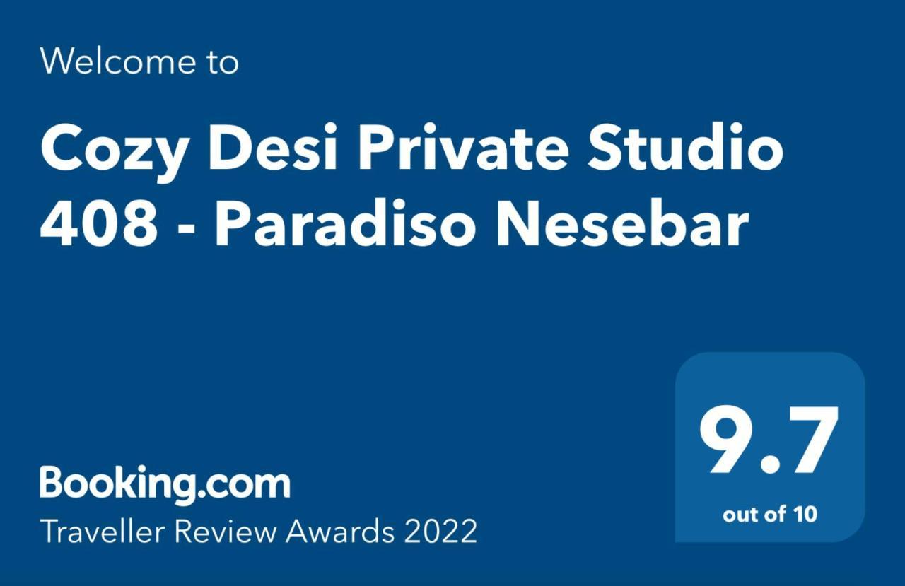 Paradiso 'В' 408 Private Studio Nessebar Экстерьер фото